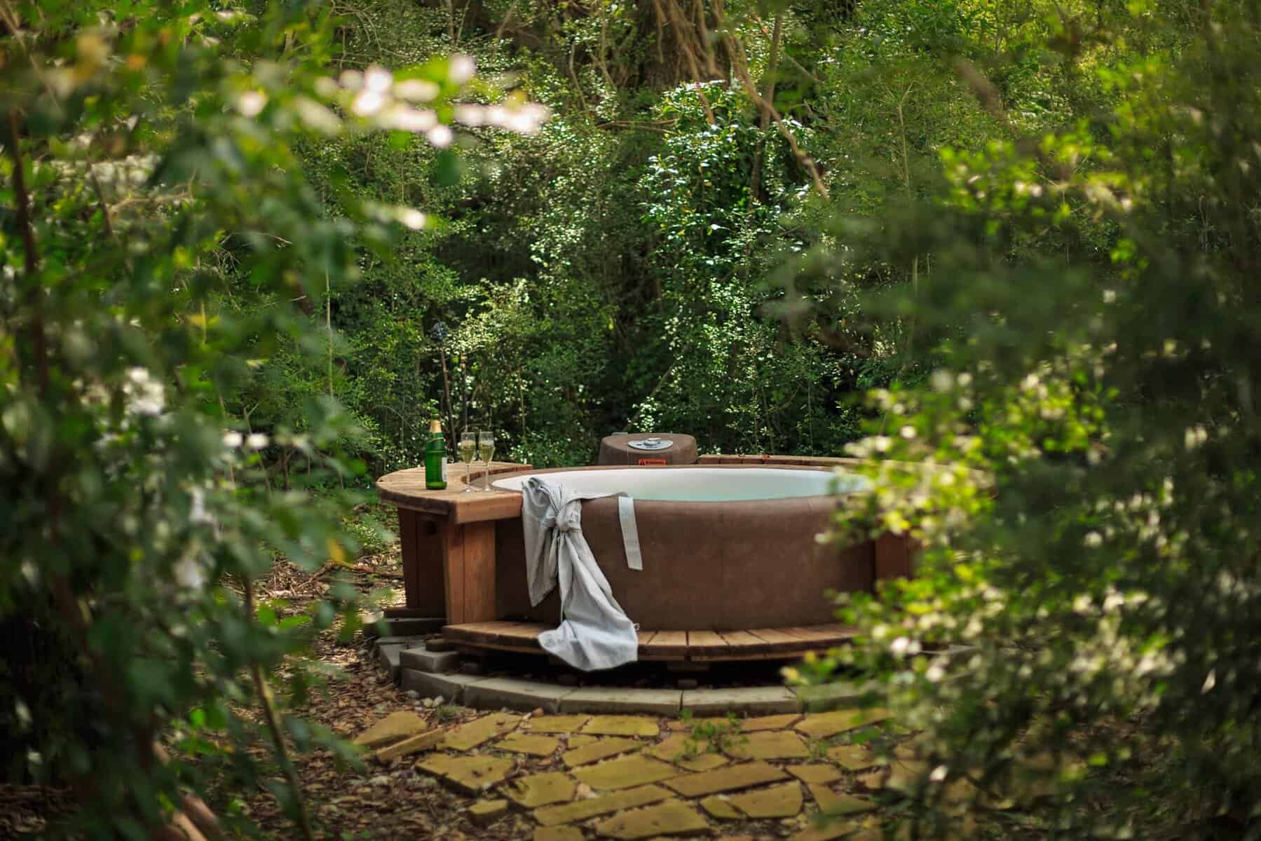 blisswood ranch private outdoor hottub