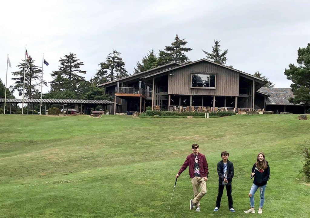 Putt putt at Salishan