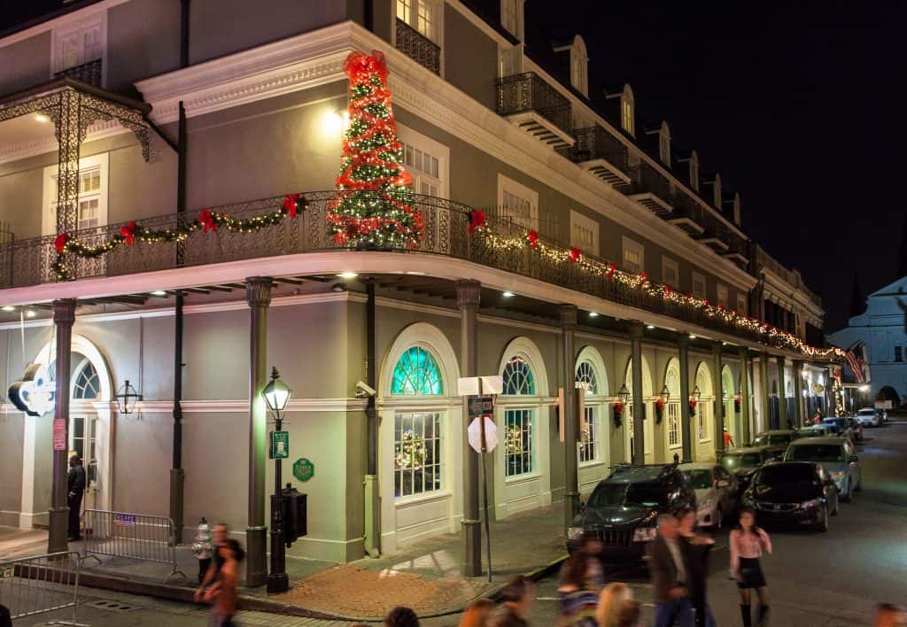 Outside the Bourbon Orleans hotel in New Orleans