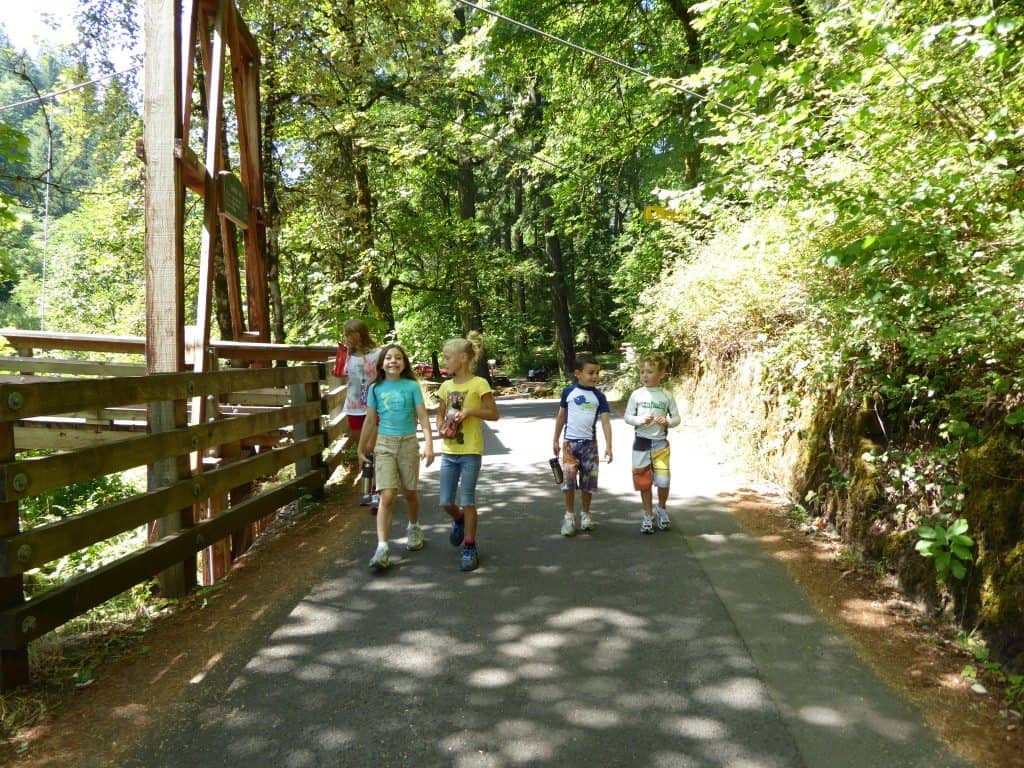 hiking with kids
