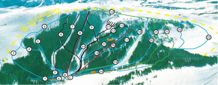 Pomerelle Trail Map