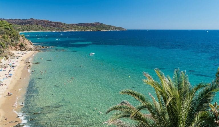 Plage Sylvabelle, one of the best beaches in the south of France.