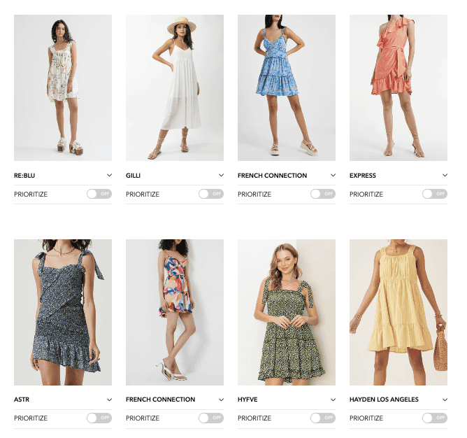 Dress rental